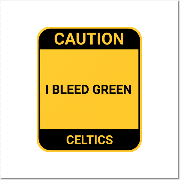 I BLEED GREEN Wall Art by BURN444